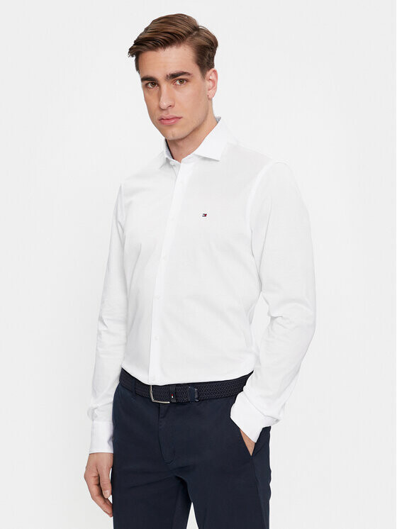 

Рубашка узкого кроя Tommy Hilfiger, белый