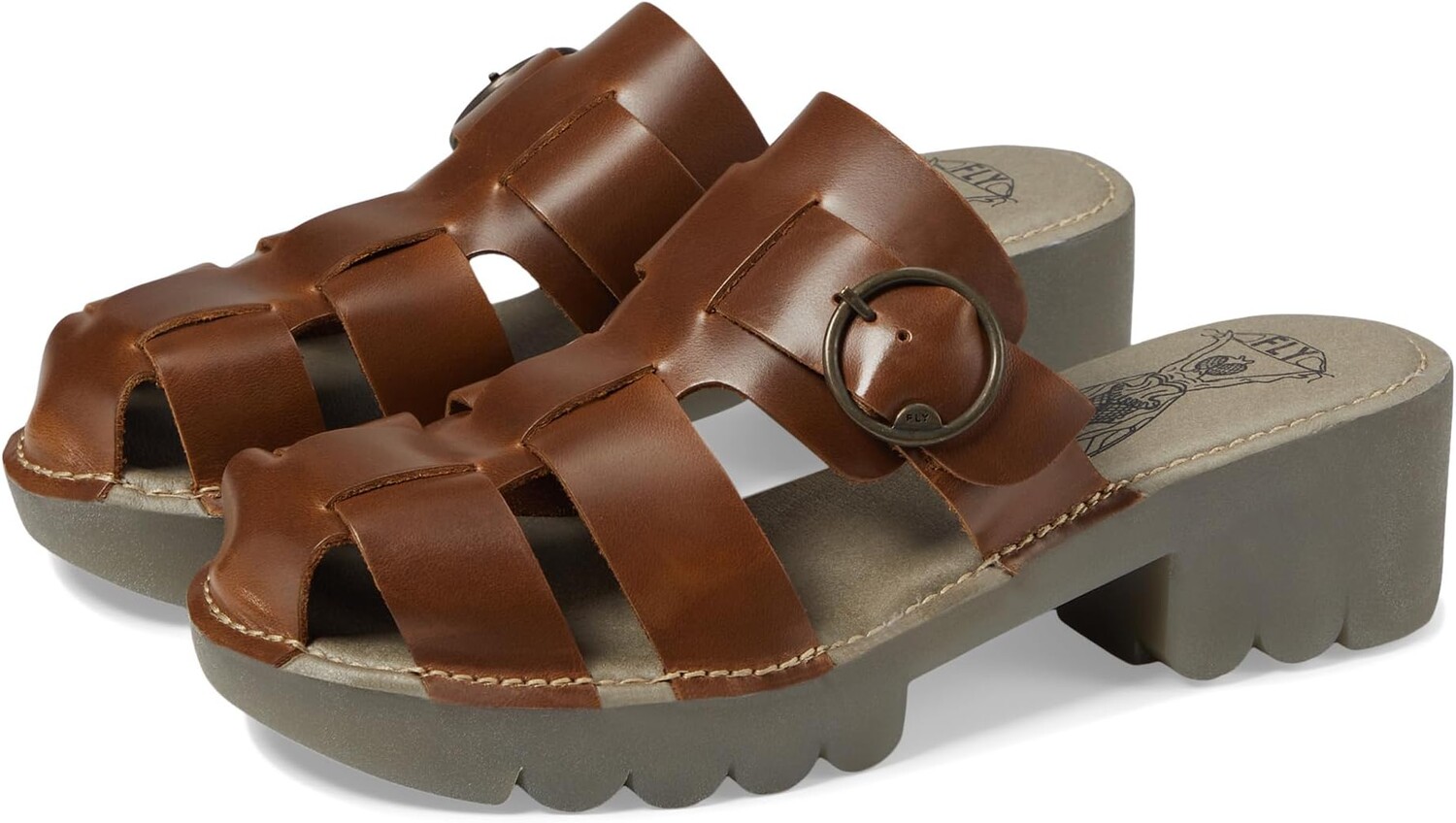 

Сандалии FLY LONDON ENVY521FLY, цвет Camel Bridle