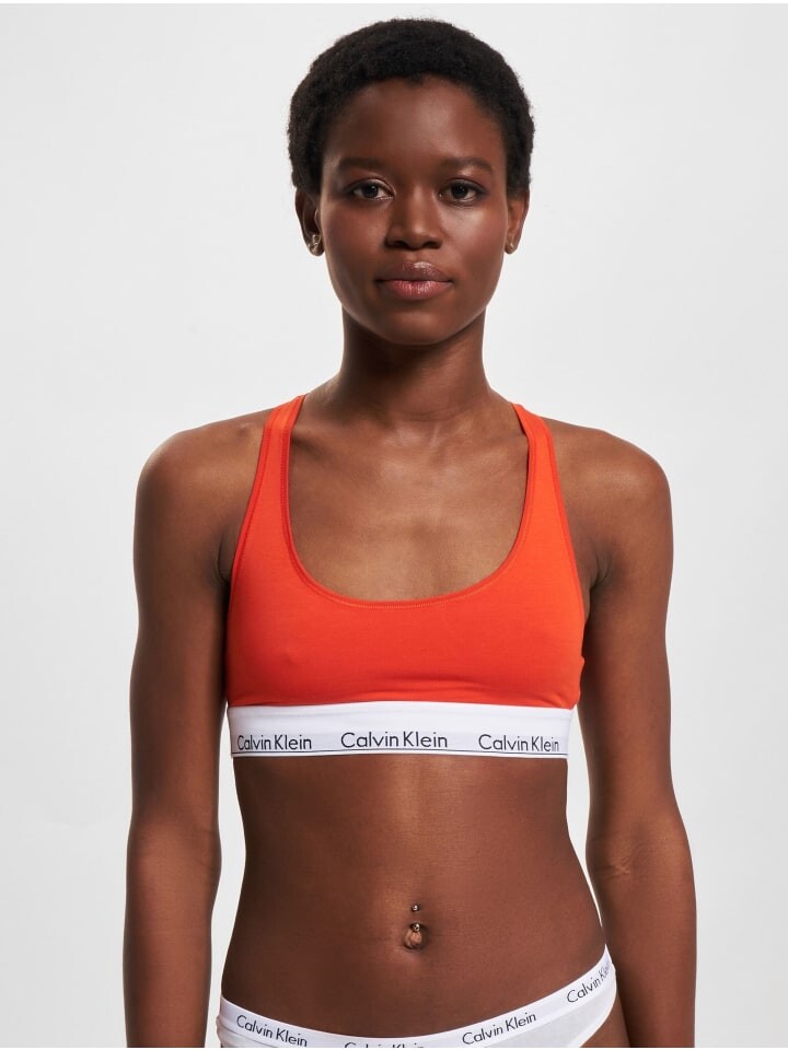 

Спортивный бюстгальтер Calvin Klein, цвет spicy orange