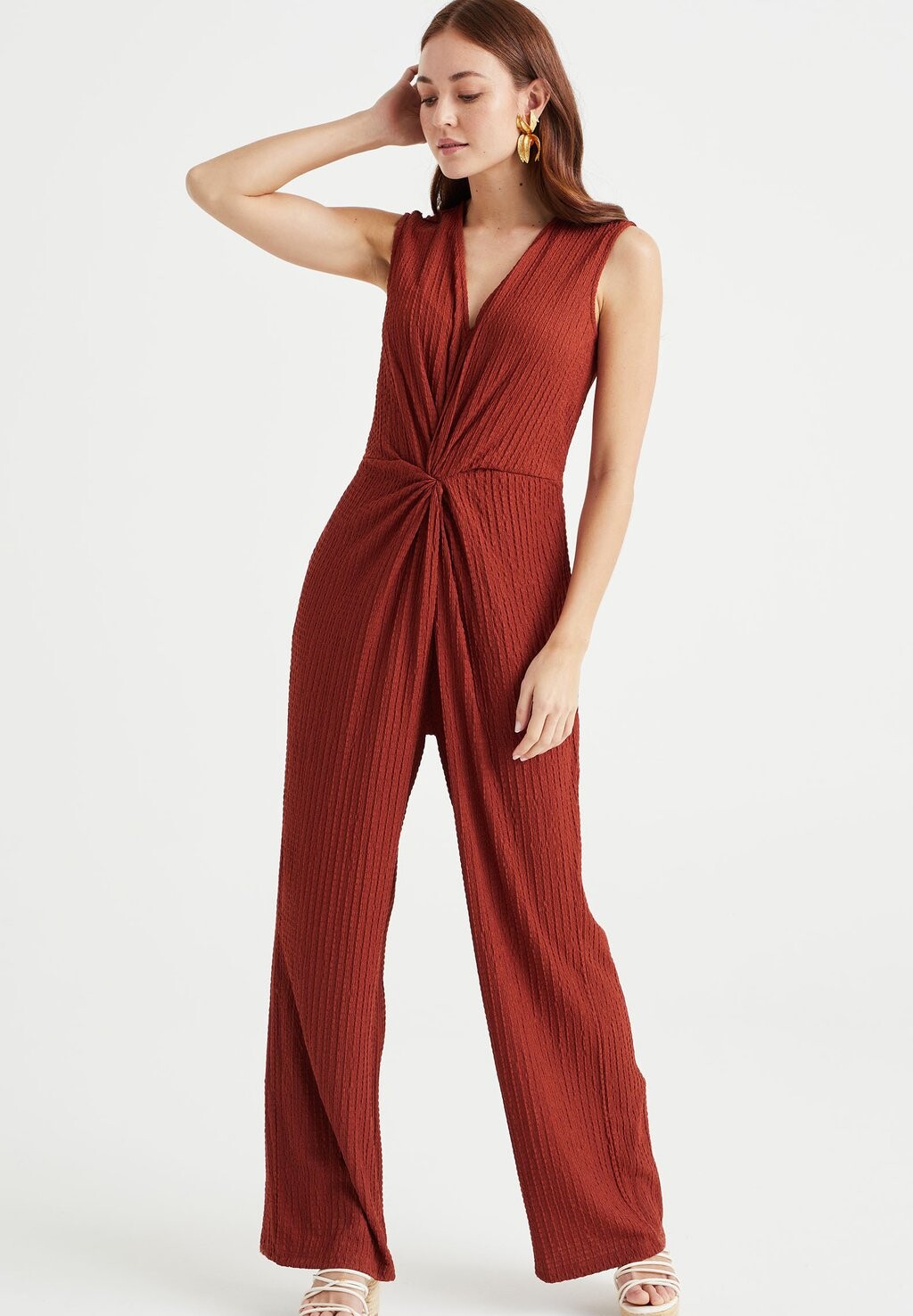 

Комбинезон WE Fashion, коричневый