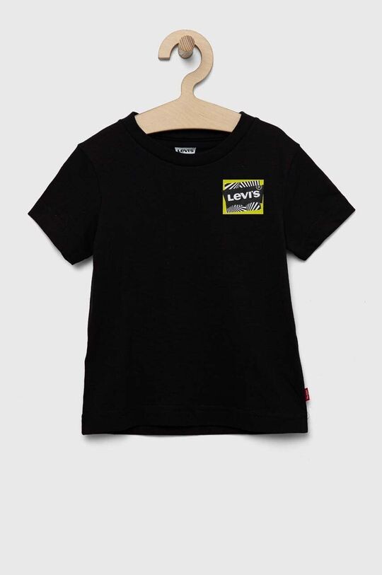 

Хлопковая футболка для детей Levi's, черный