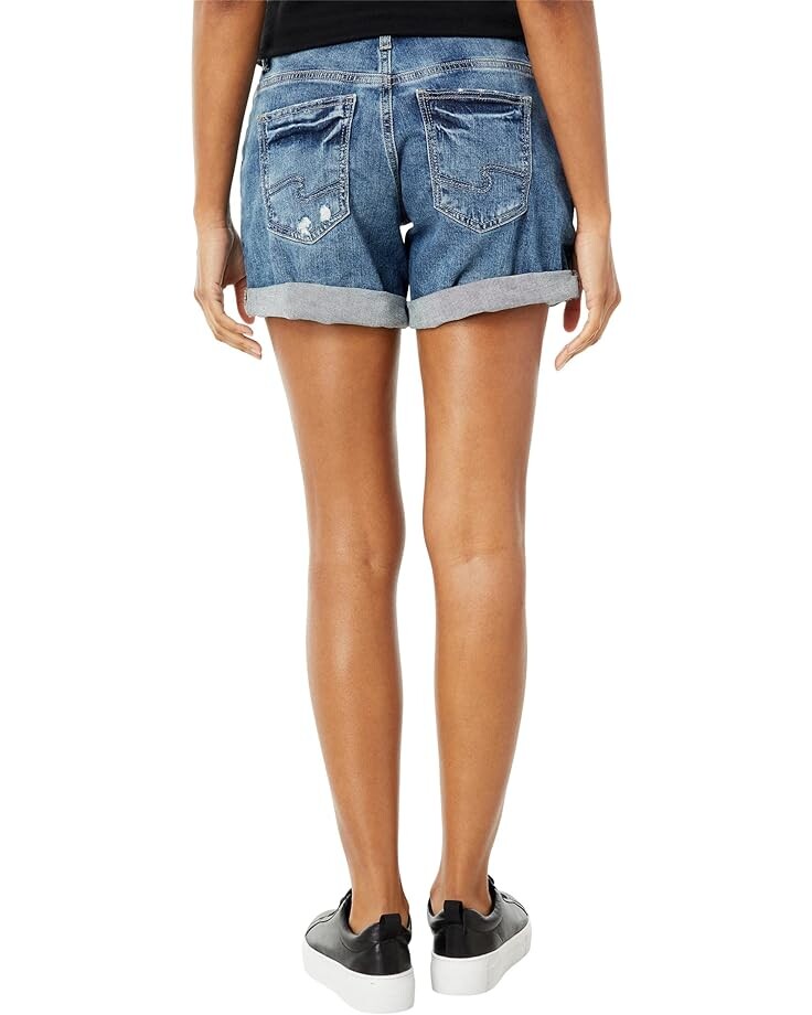 

Шорты Silver Jeans Co. Boyfriend Shorts L53608EAF242, индиго