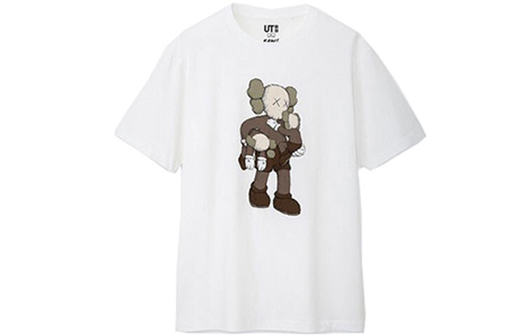 

Uniqlo x Kaws (UT) Серая футболка с принтом KAWS 19сс