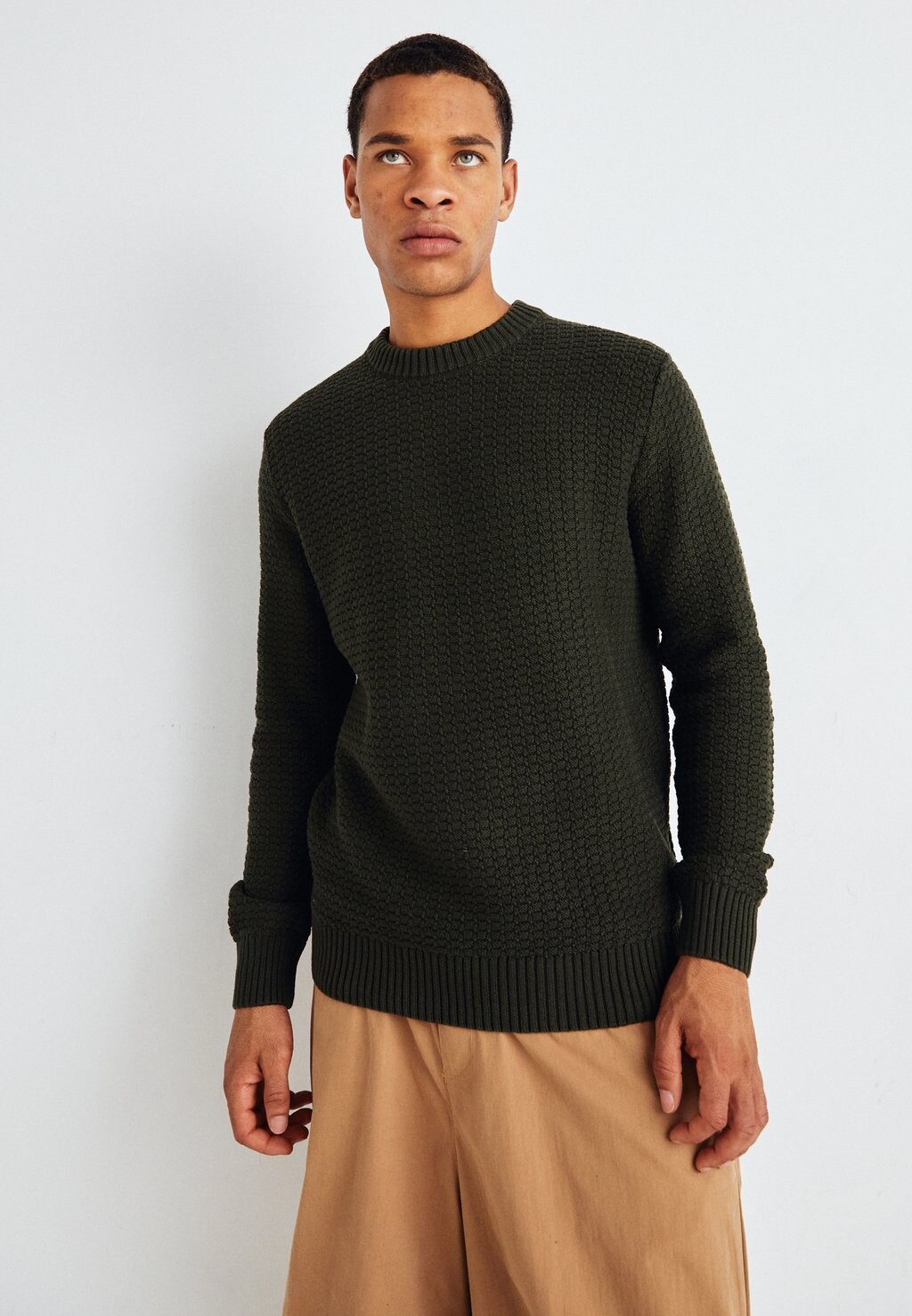 

Свитер SLHTHIM STRUCTURE CREW NECK Selected, канифоль