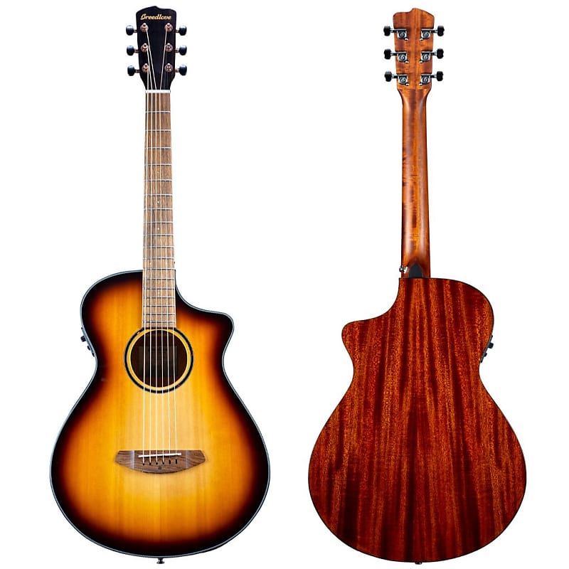 Акустическая гитара Breedlove Discovery S Concertina Edgeburst CE Acoustic Electric Guitar