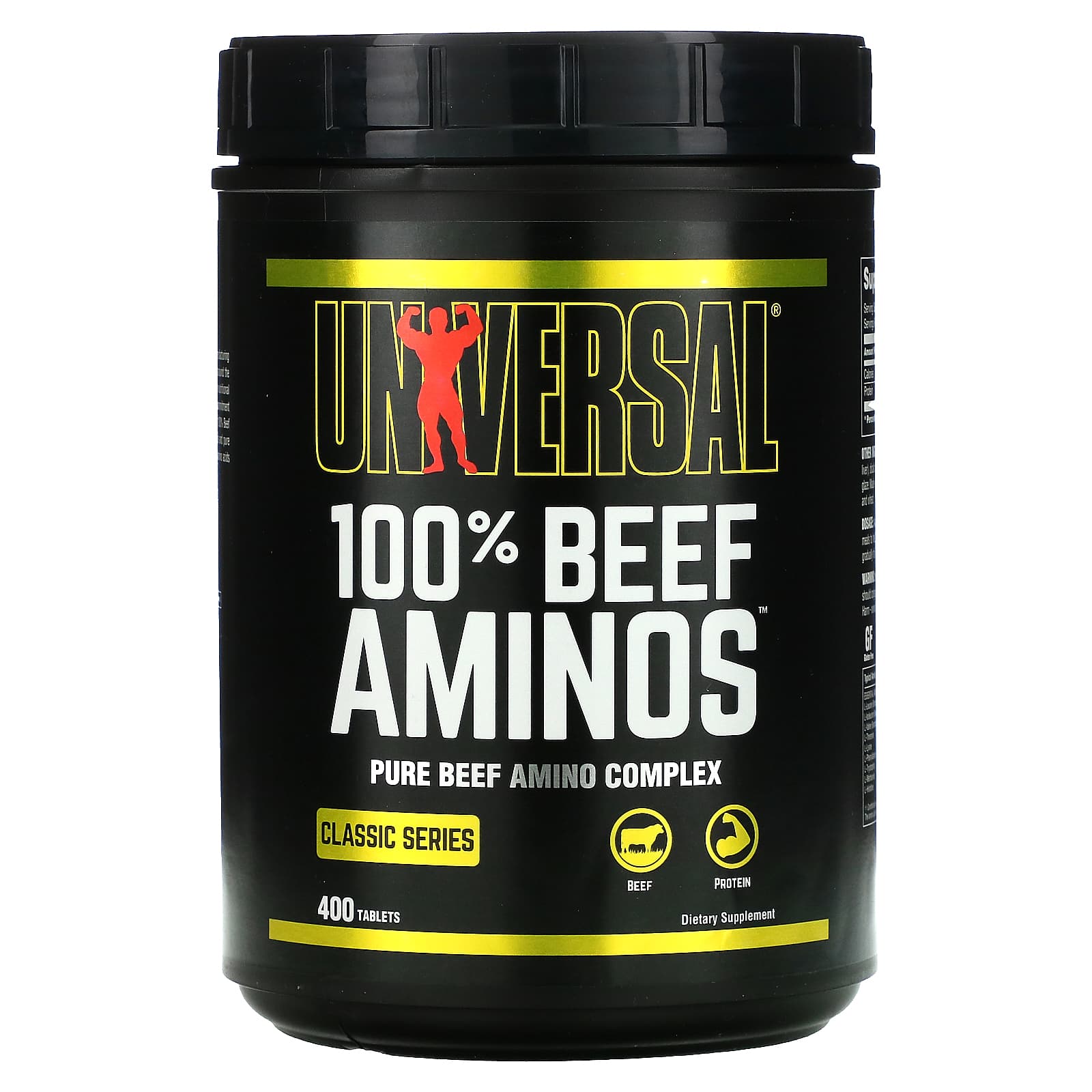 

100% Beef Aminos, 100% аминокислот говядины, 400 таблеток, Universal Nutrition