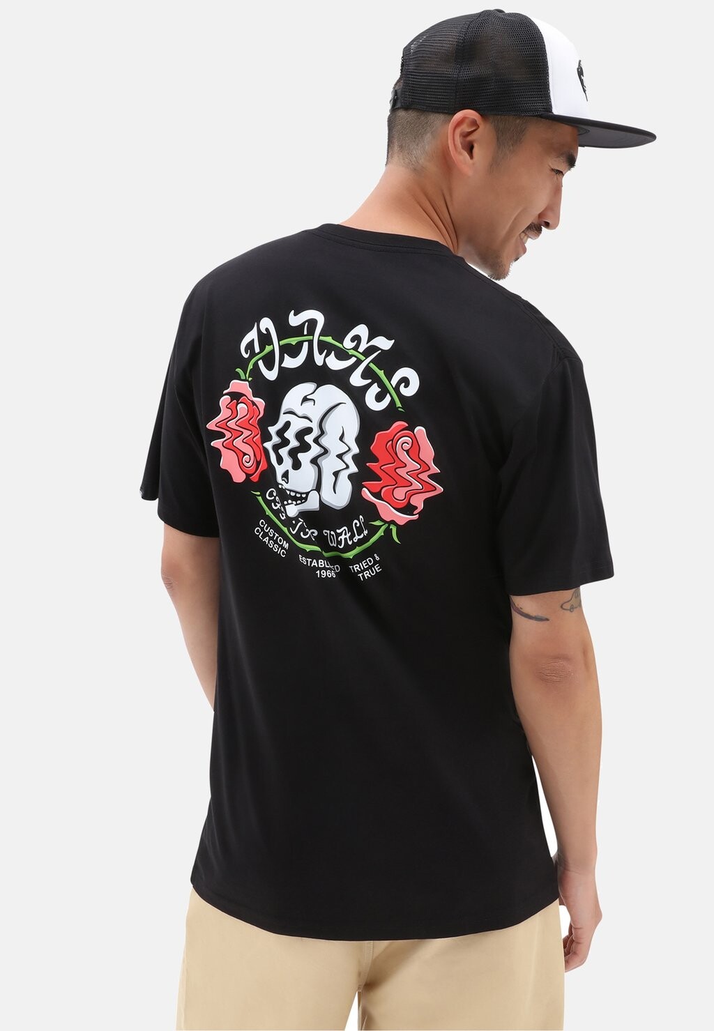 

Футболка с принтом Vans, черный