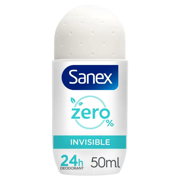 

Дезодорант desodorante roll on zero % invisible protección 24h Sanex, объем 50 мл