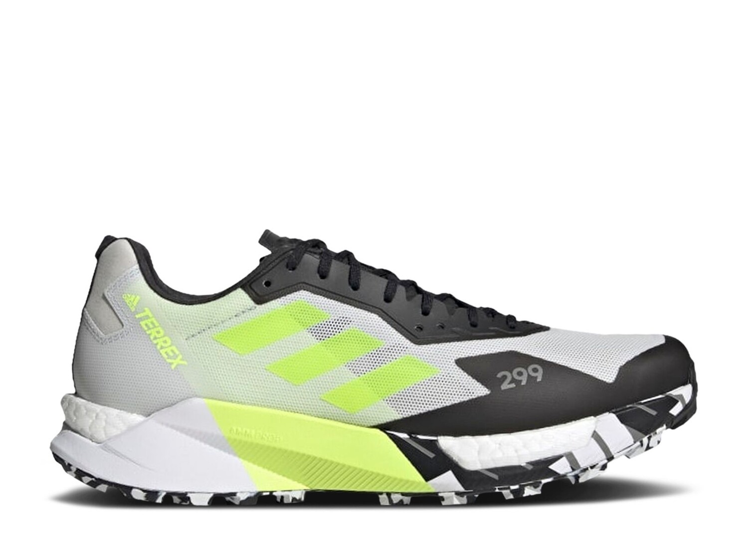 

Кроссовки adidas Terrex Agravic Ultra Trail 'Grey Solar Yellow', серый