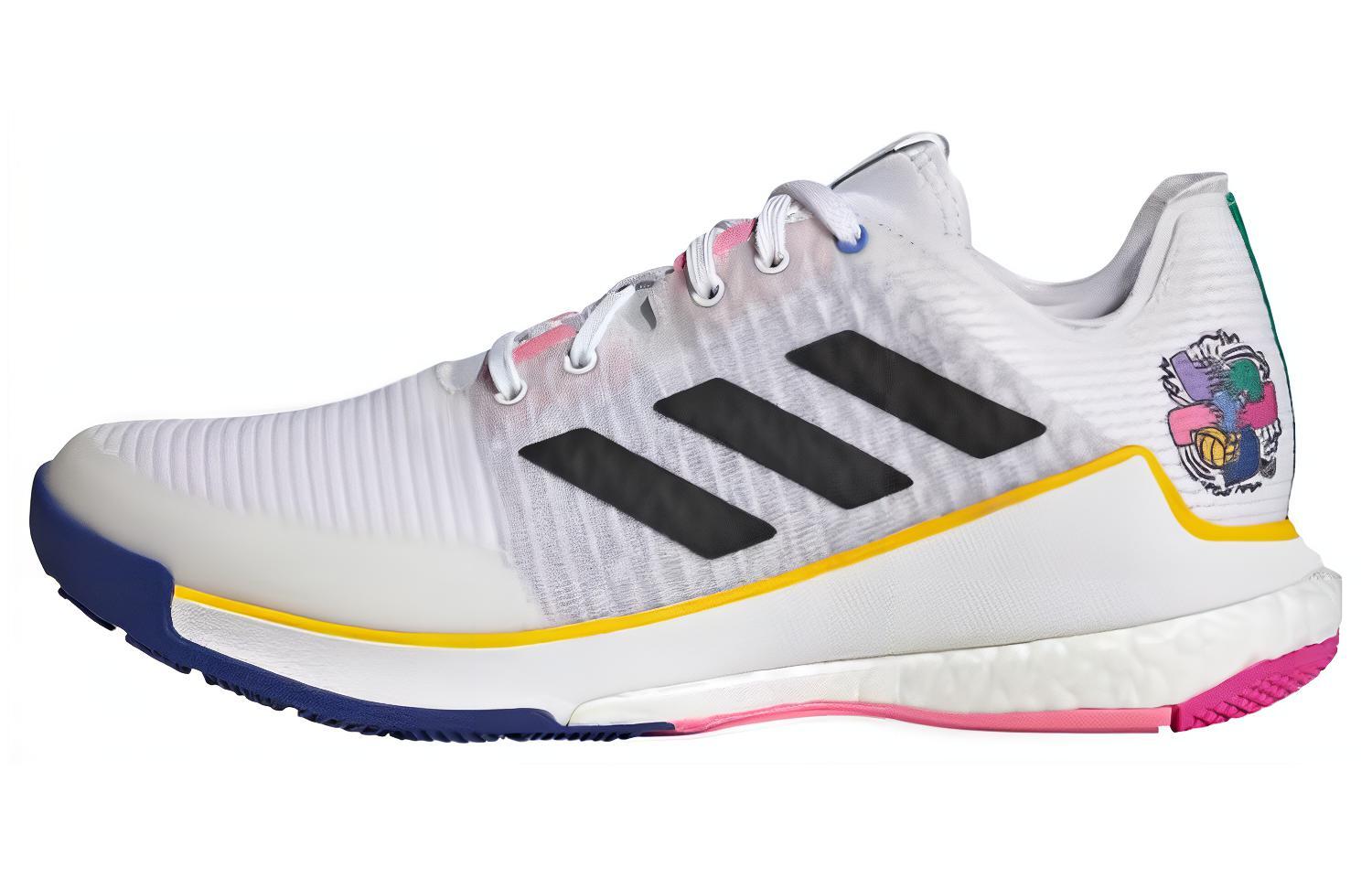 

adidas Women's Crazyflight 'White Pink Blue'