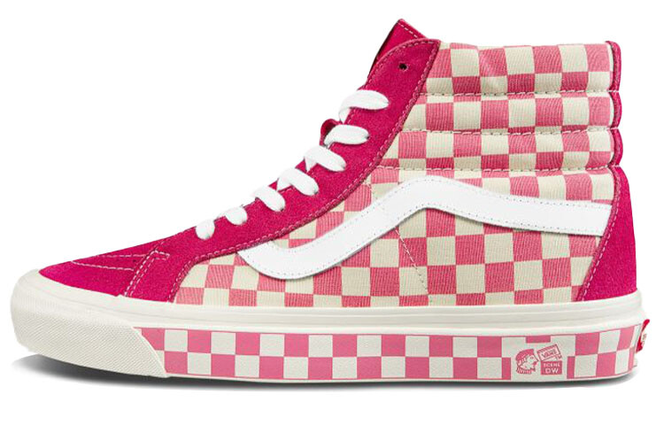 

Туфли для скейтбординга унисекс Vans Style 38 Розовый/Белый