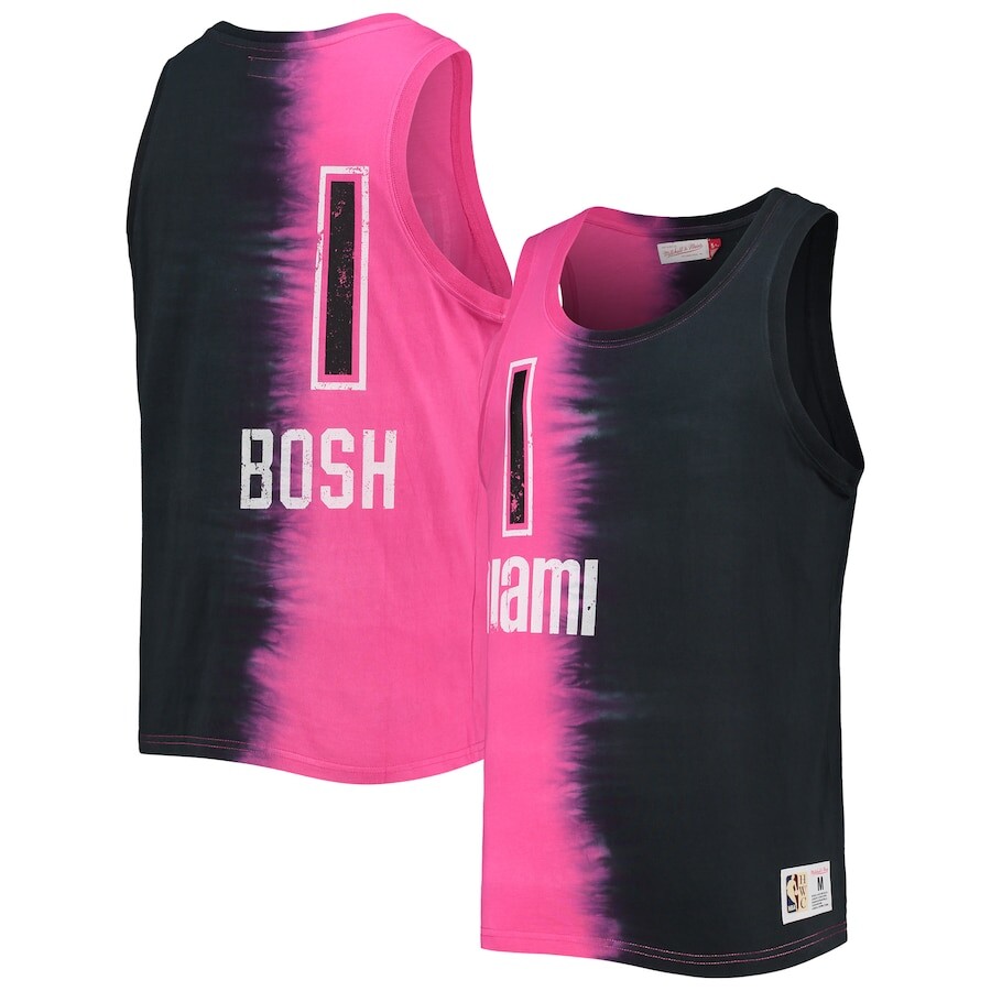 

Майка Mitchell & Ness Miami Heat, розовый