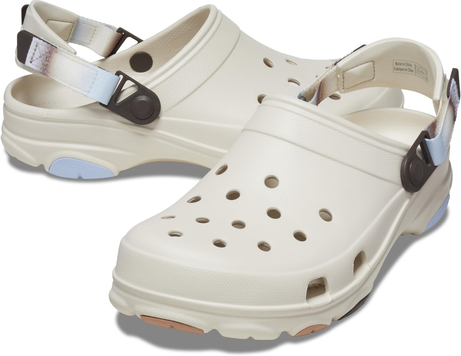 

Сабо Classic All-Terrain Clog - Camo Graphics Crocs, цвет Stucco/Multicolor Dip