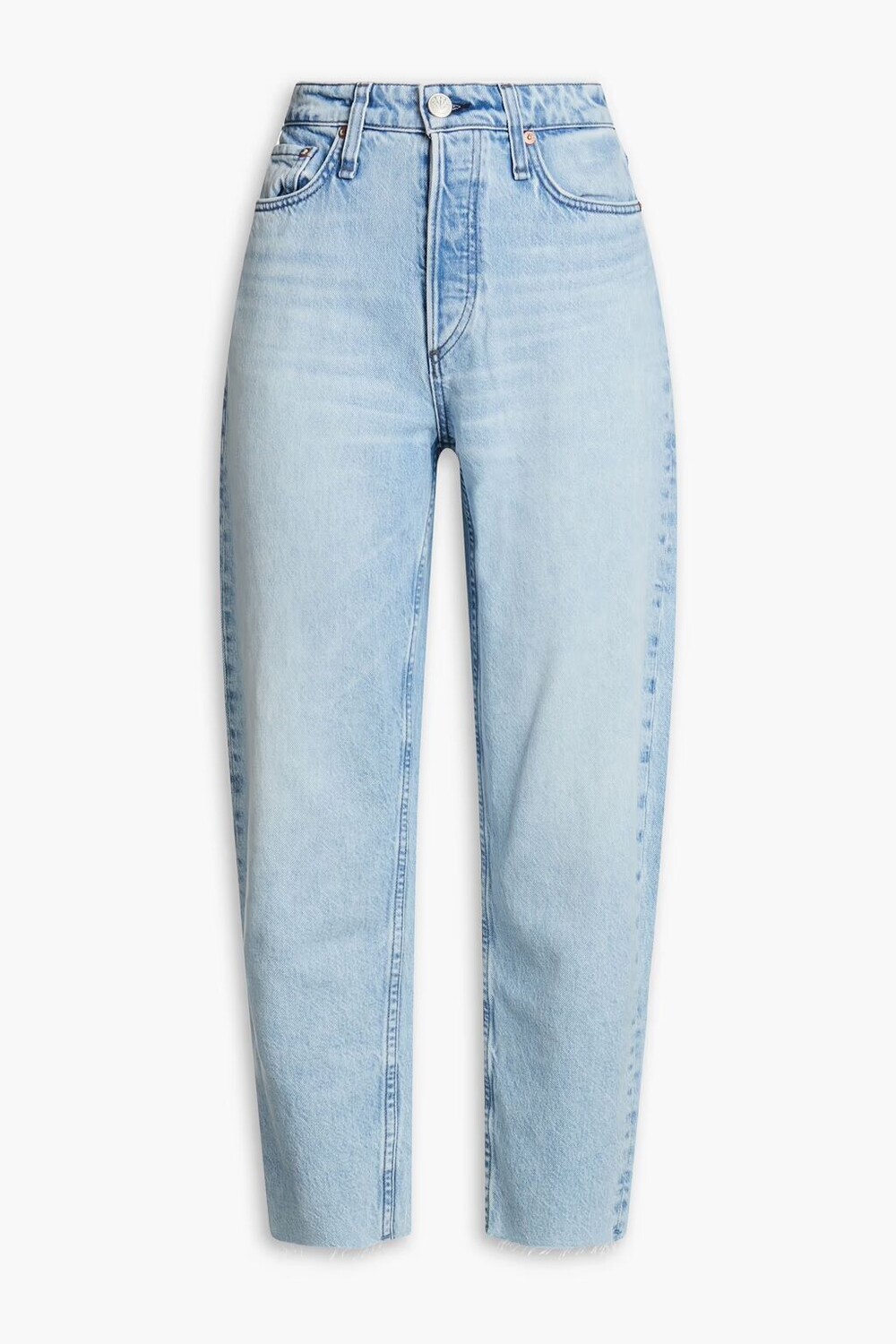 

Укороченные зауженные джинсы Alissa с высокой посадкой Rag & Bone, легкий деним