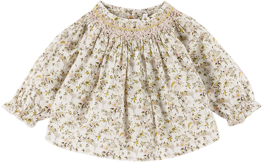 

Белая блузка Baby Griotte Blanc natural Bonpoint, Белый, Белая блузка Baby Griotte Blanc natural Bonpoint