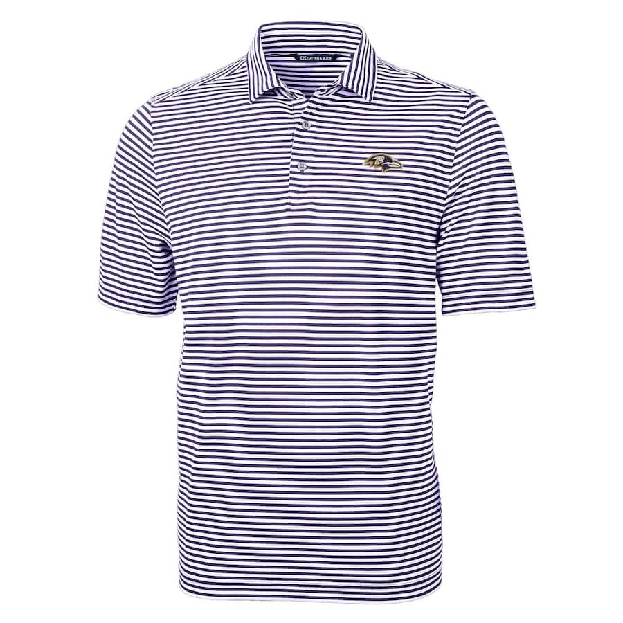 

Поло с коротким рукавом Cutter & Buck Baltimore Ravens, фиолетовый