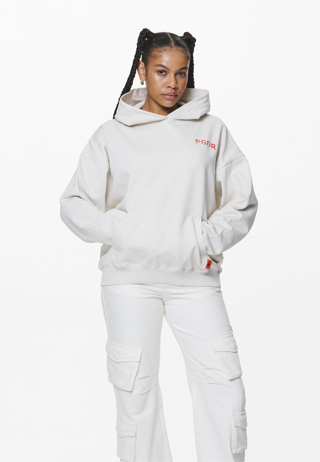

Толстовка SONA OVERSIZED HOODIE Pegador, цвет washed salty cream