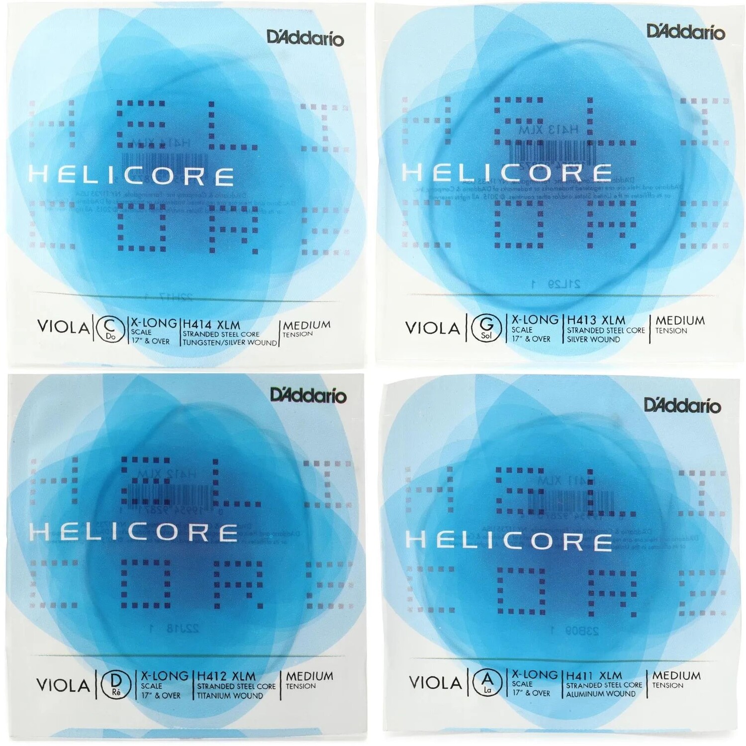 

Новый набор струн D'Addario H410 Helicore для альта — сверхдлинная мензура