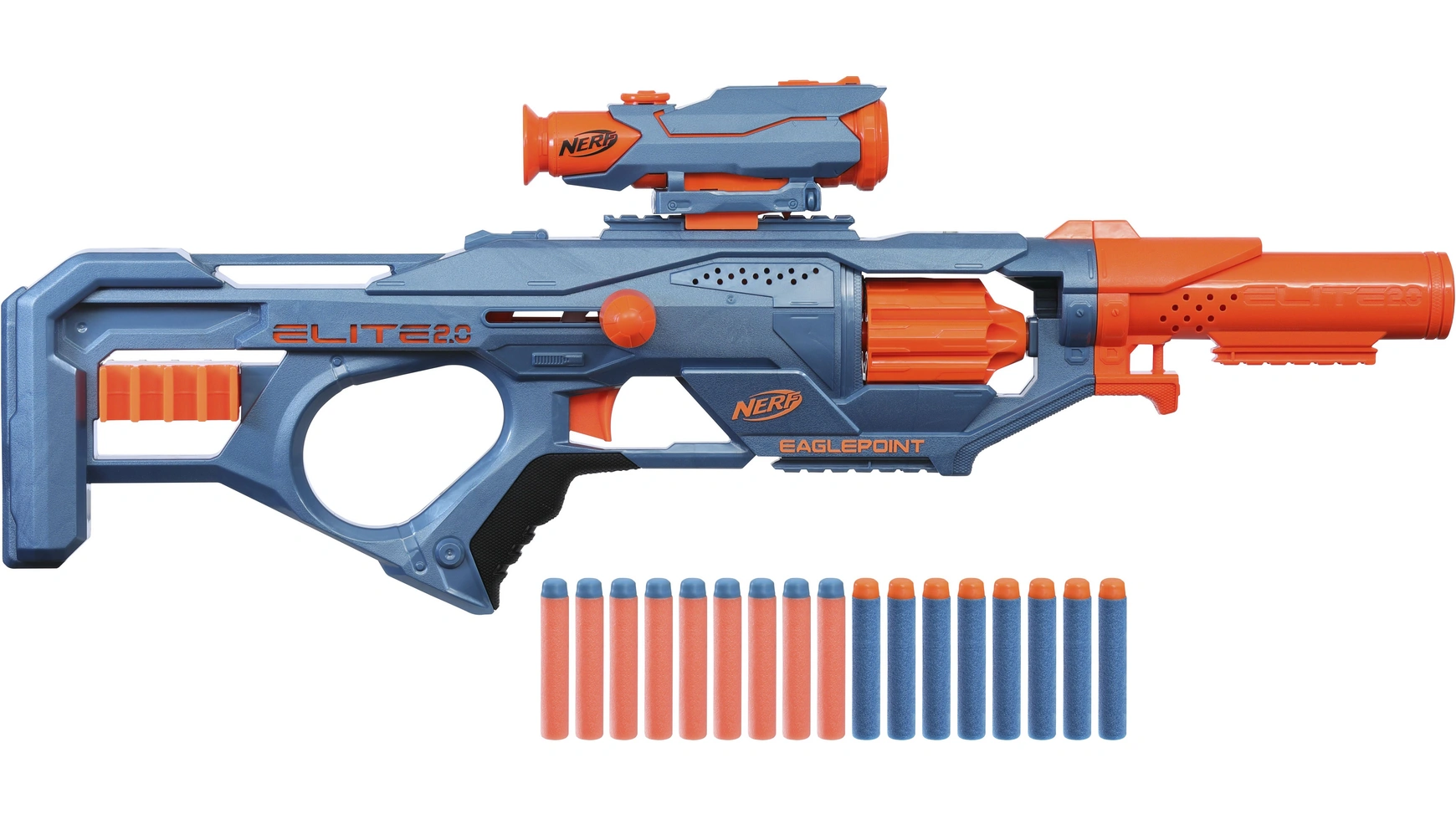 Hasbro Nerf Elite 20 Eaglepoint RD-8 бластер nerf elite 2 0 turbine cs 18 e9481 55 см голубой оранжевый