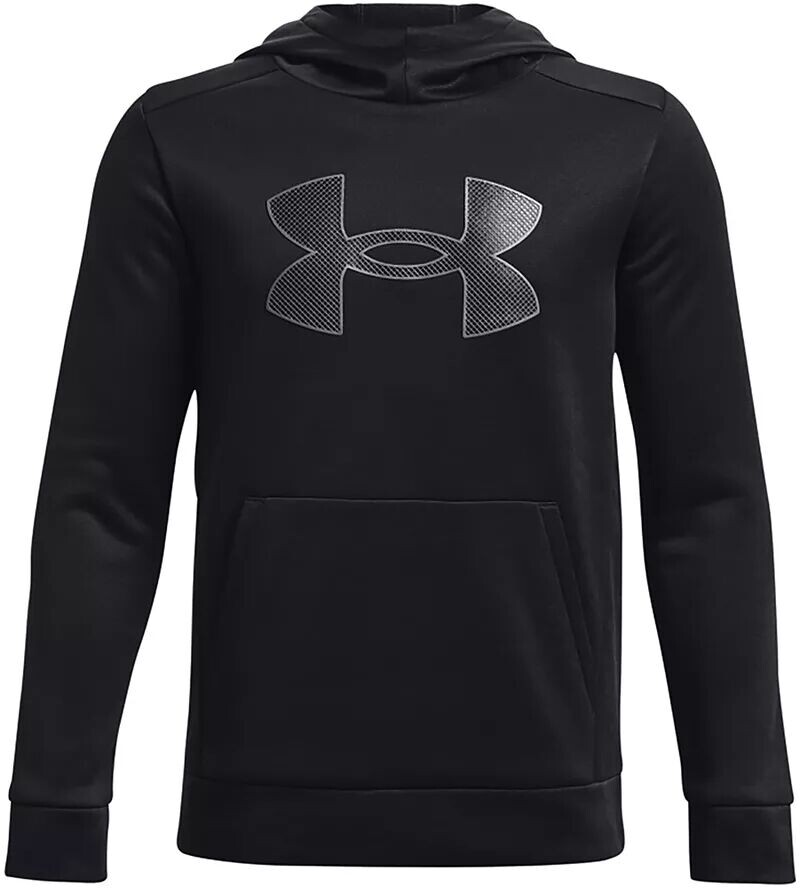 

Флисовая худи с большим логотипом Under Armour для мальчиков UA Armor, черный