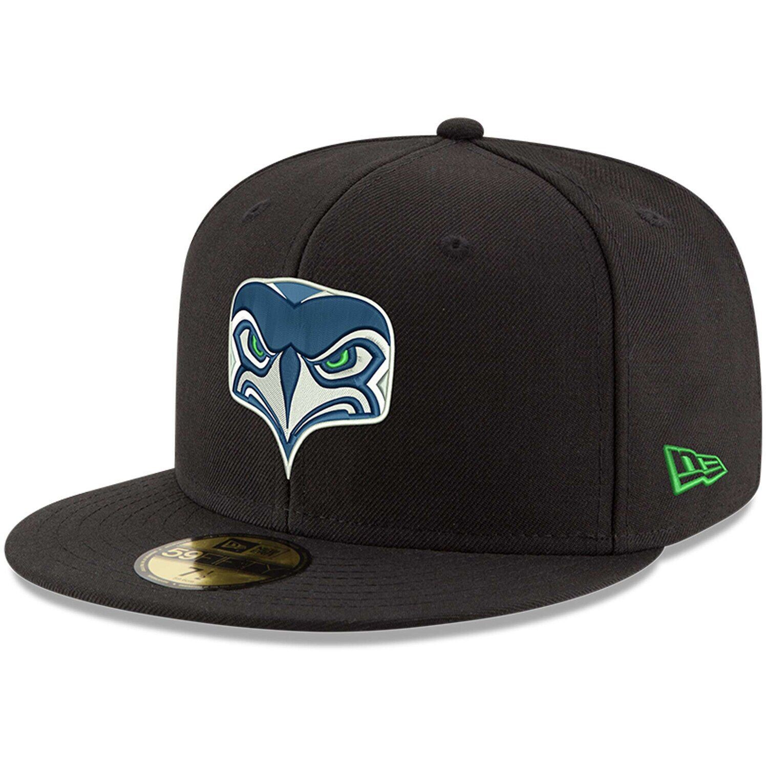 

Мужская черная кепка New Era Seattle Seahawks Omaha 59FIFTY