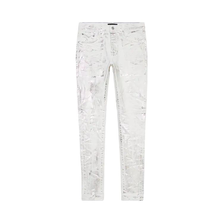 

Джинсы PURPLE BRAND Foiled Finish Skinny 'White', белый