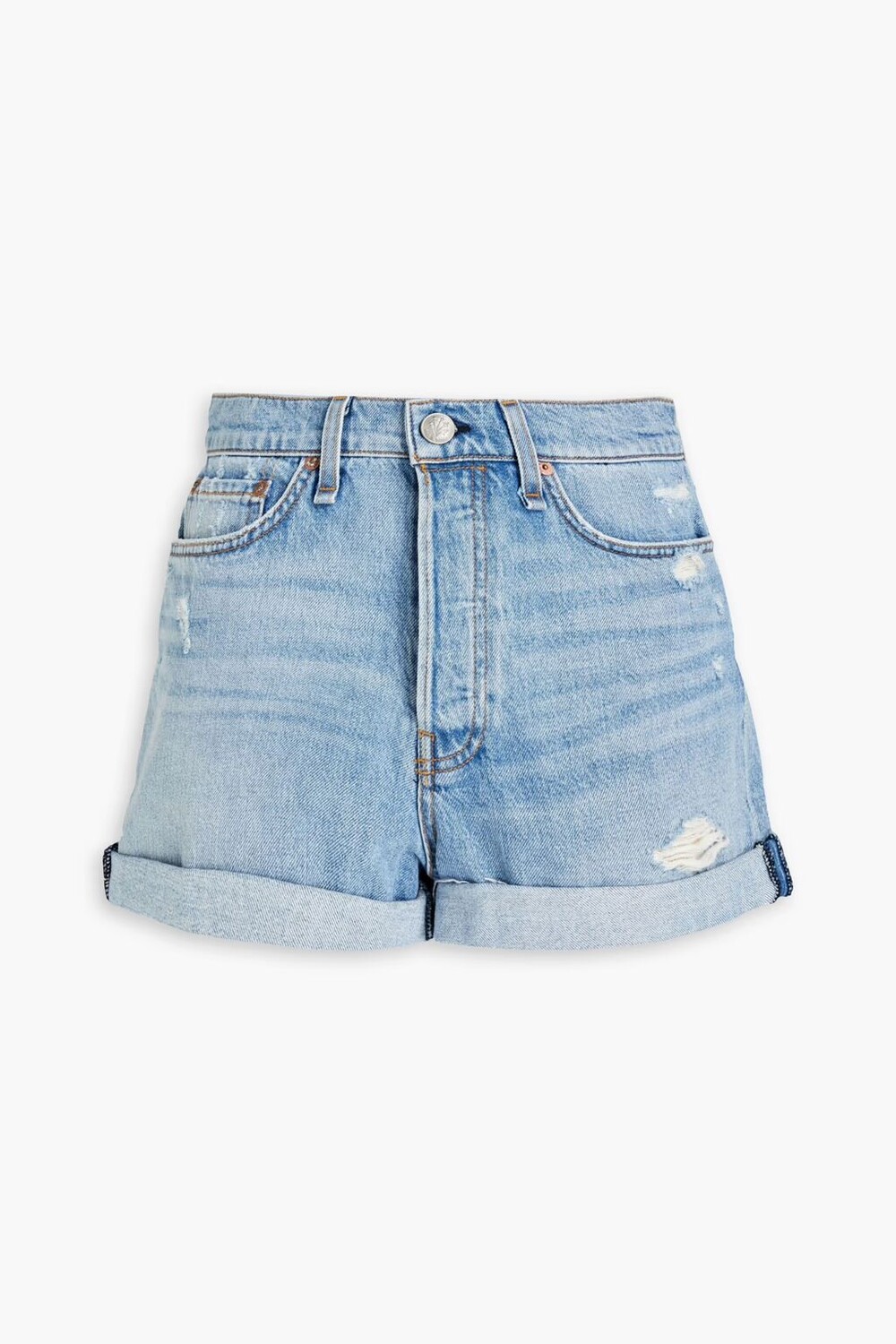 

Джинсовые шорты Maya с потертостями Rag & Bone, легкий деним