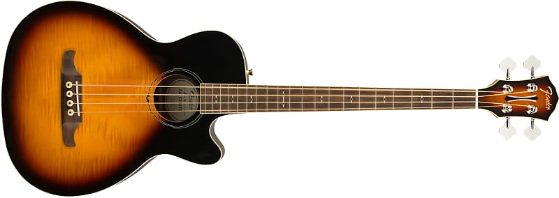 Басс гитара Fender FA-450CE Acoustic Bass - Laurel Fingerboard - 3-Color Sunburst ortega d7ce 4 струнная акустическая электрическая бас гитара с разрезом satin black