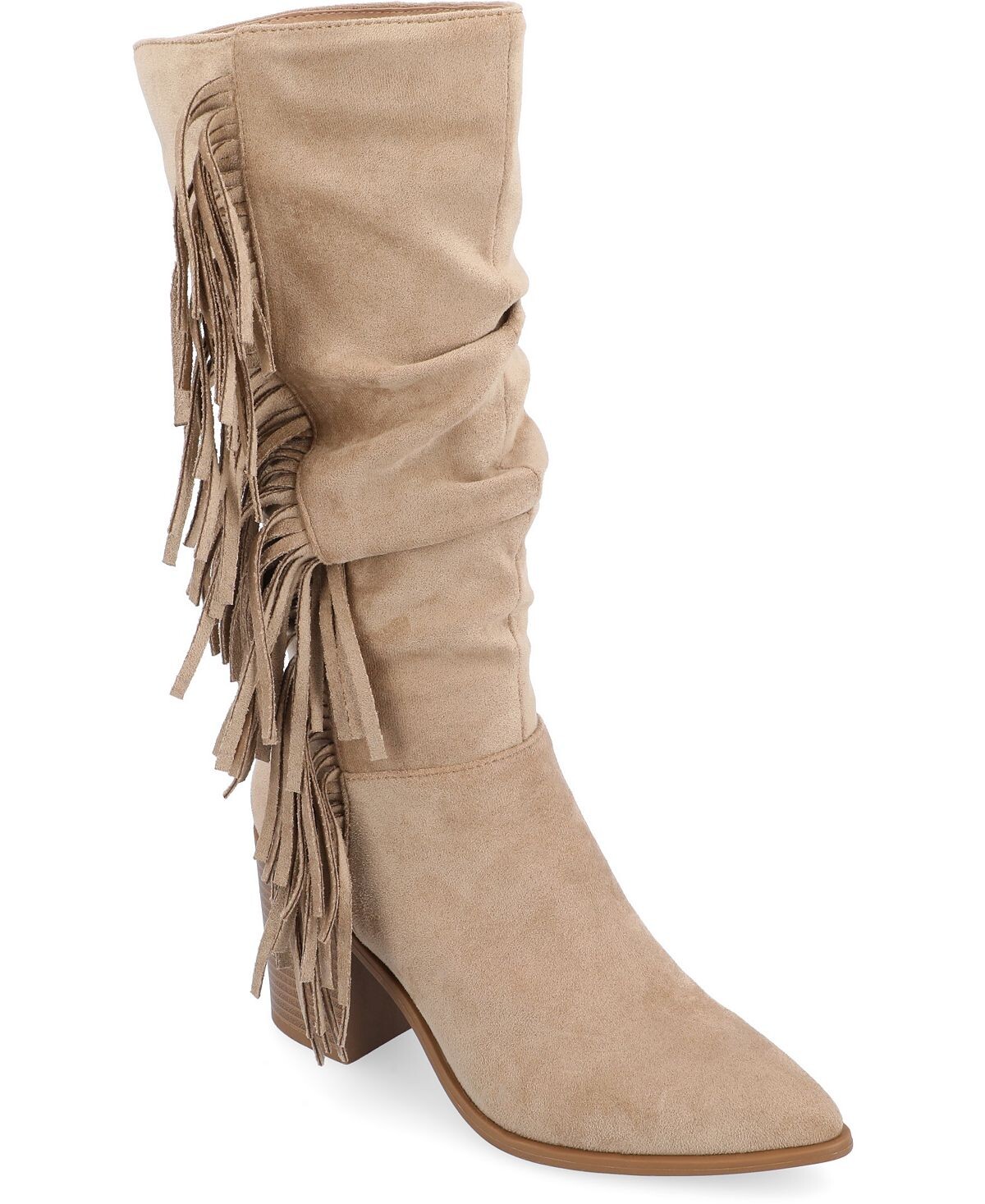 

Женские ботинки Hartly Western с бахромой Journee Collection