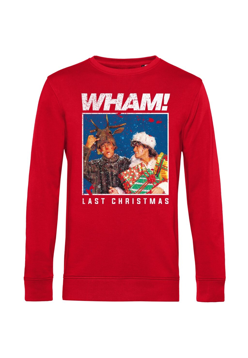 

Толстовка WHAM LAST CHRISTMAS UNISEX Henry Tiger, красный