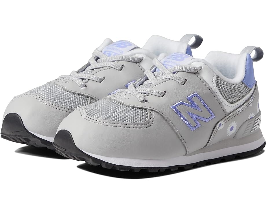 

Кроссовки New Balance 574 Bungee Lace, цвет Summer Fog/Vibrant Violet