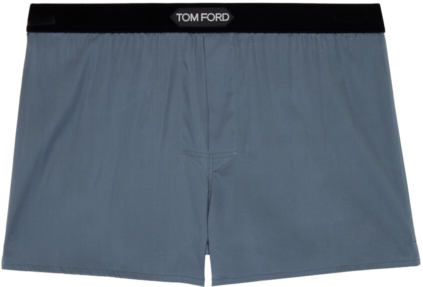 

Серые боксеры с нашивками Tom Ford
