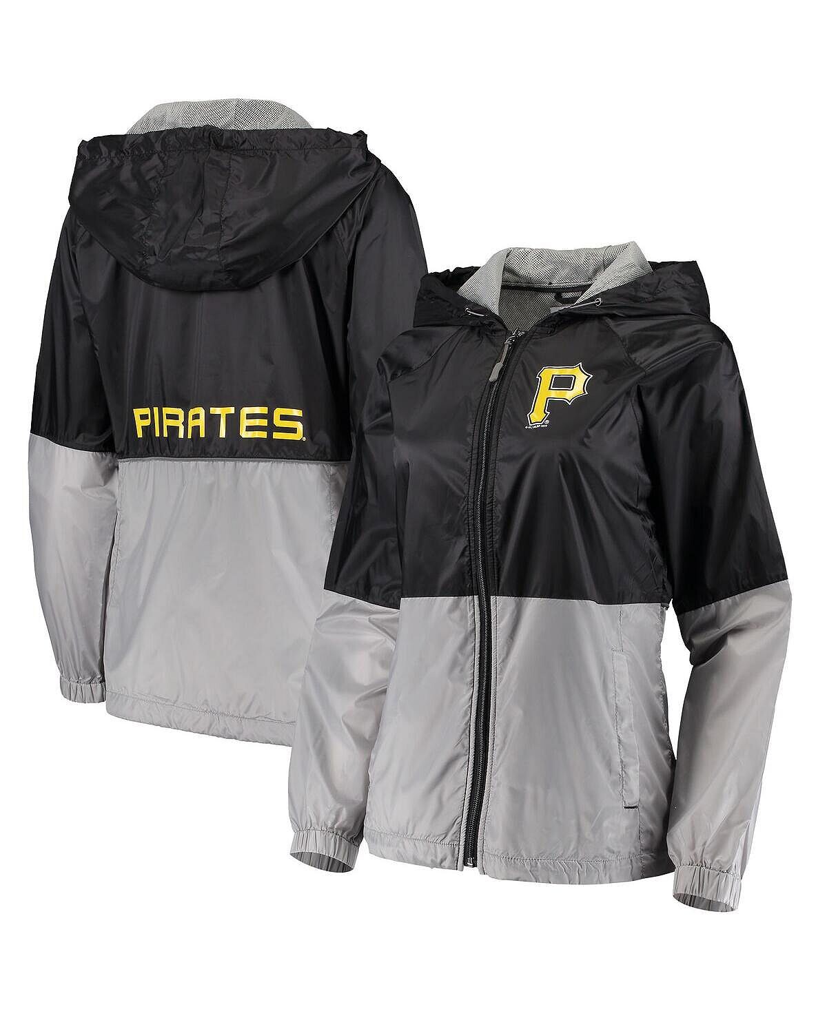 

Черная женская куртка Pittsburgh Pirates Strize с молнией во всю длину G-III Sports by Carl Banks, черный