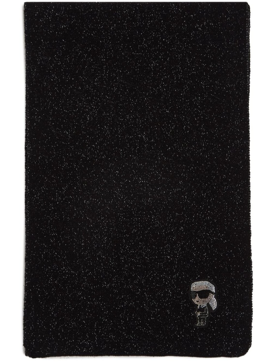 

Karl Lagerfeld шарф K/Ikonik 2.0 с эффектом металлик, черный