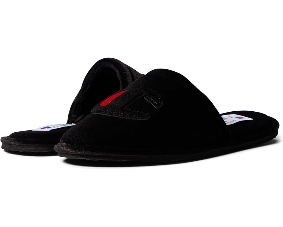 

Домашняя обувь Champion Sleepover Velvet, цвет Black/Scarlet