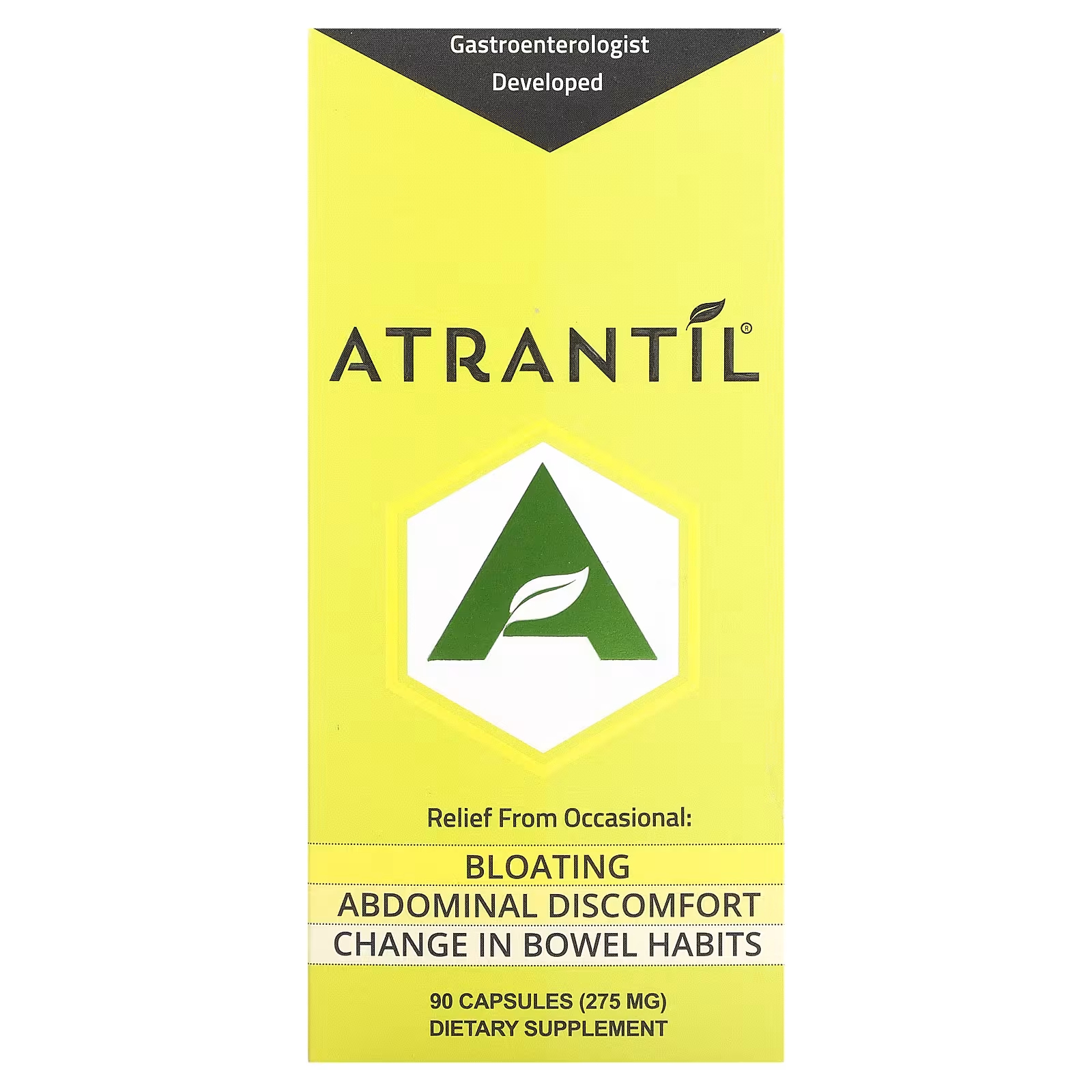 цена Пищевая добавка Atrantil от вздутия живота, 90 капсул