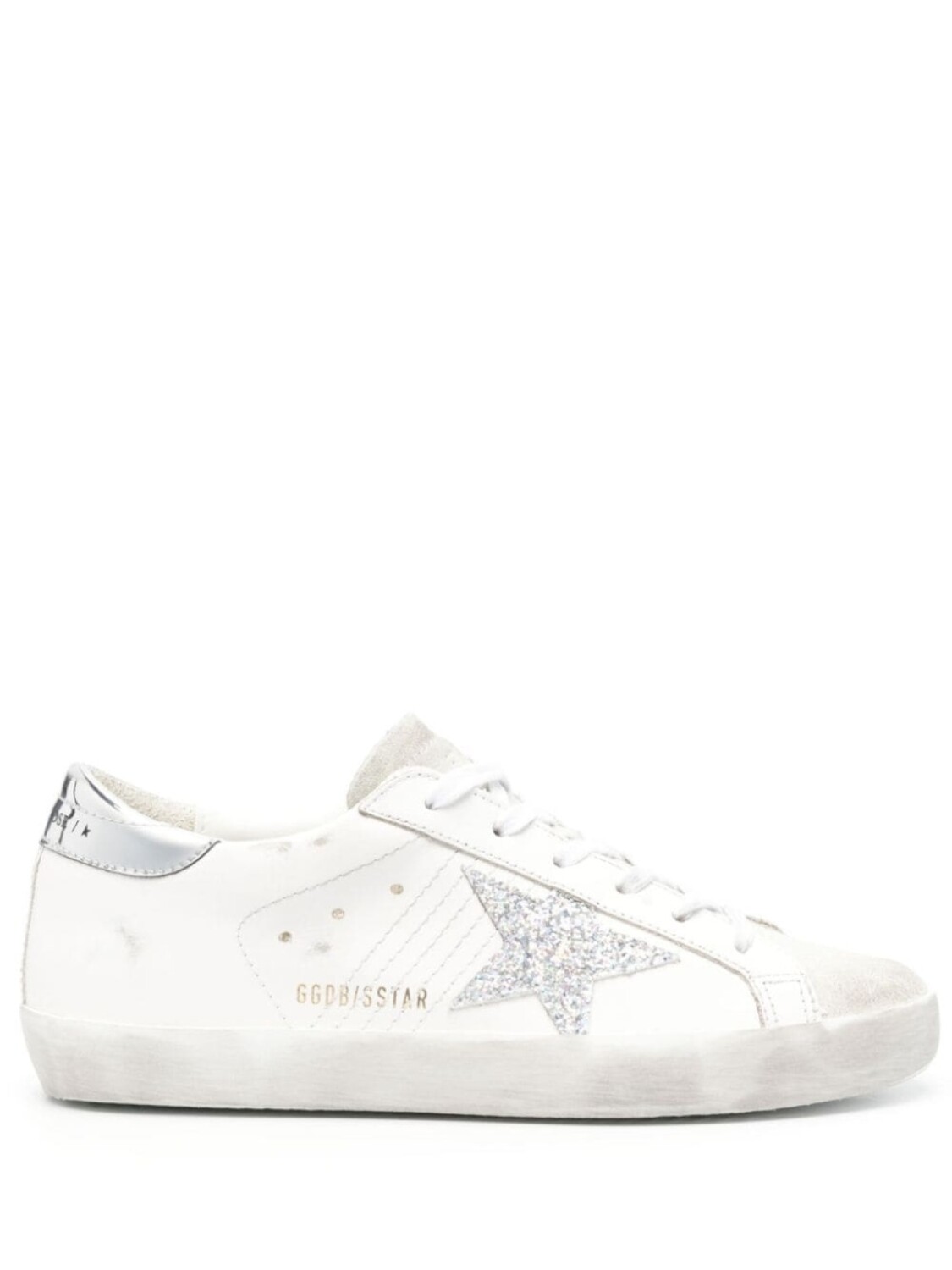 

Golden Goose кеды Super-Star с эффектом потертости, белый