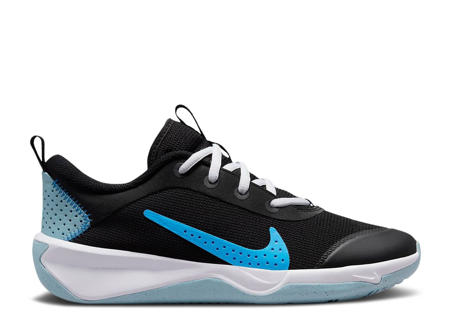 

Кроссовки Nike Omni Multi-Court Gs 'Black Blue Lightning', черный