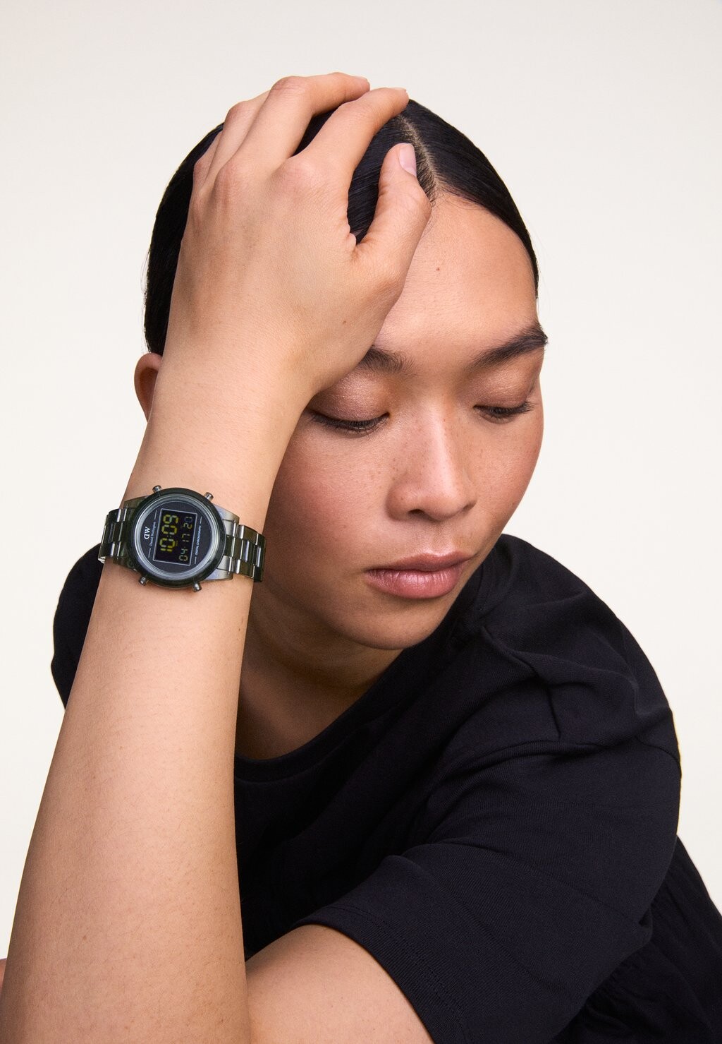 

Цифровые часы RETRO Daniel Wellington, зеленый