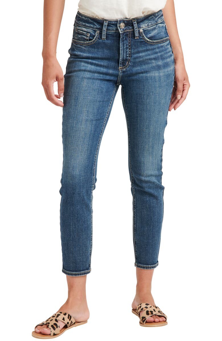 

Укороченные джинсы скинни Suki SILVER JEANS CO.