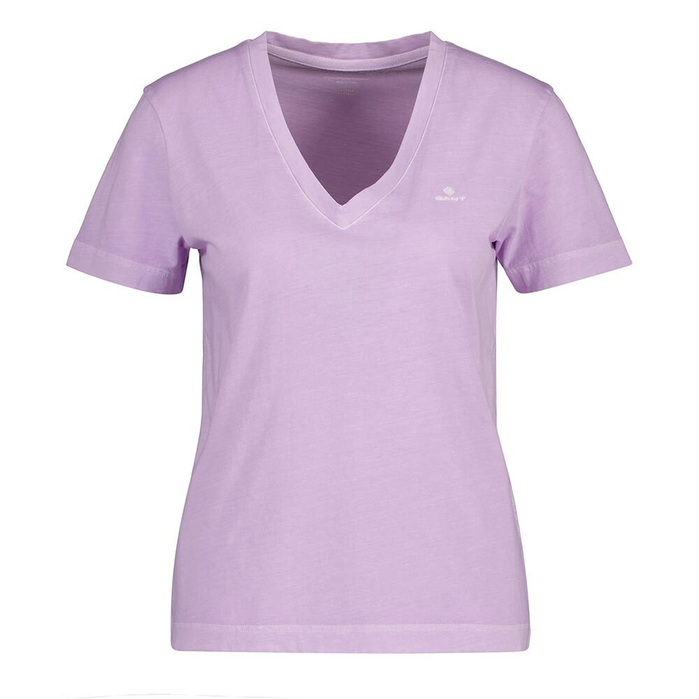 

Футболка Gant Sunfaded Short Sleeve V Neck, фиолетовый