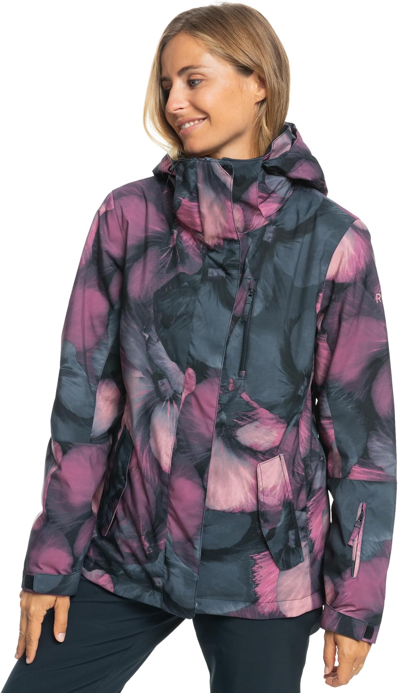 Куртка Jetty Insulated Snow Jacket Roxy, цвет True Black Pansy Pansy плед gipfel pansy 43056 180x220 см