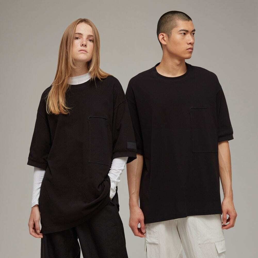 

Футболка Adidas Y-3 CREPE POCKET TEE, черный