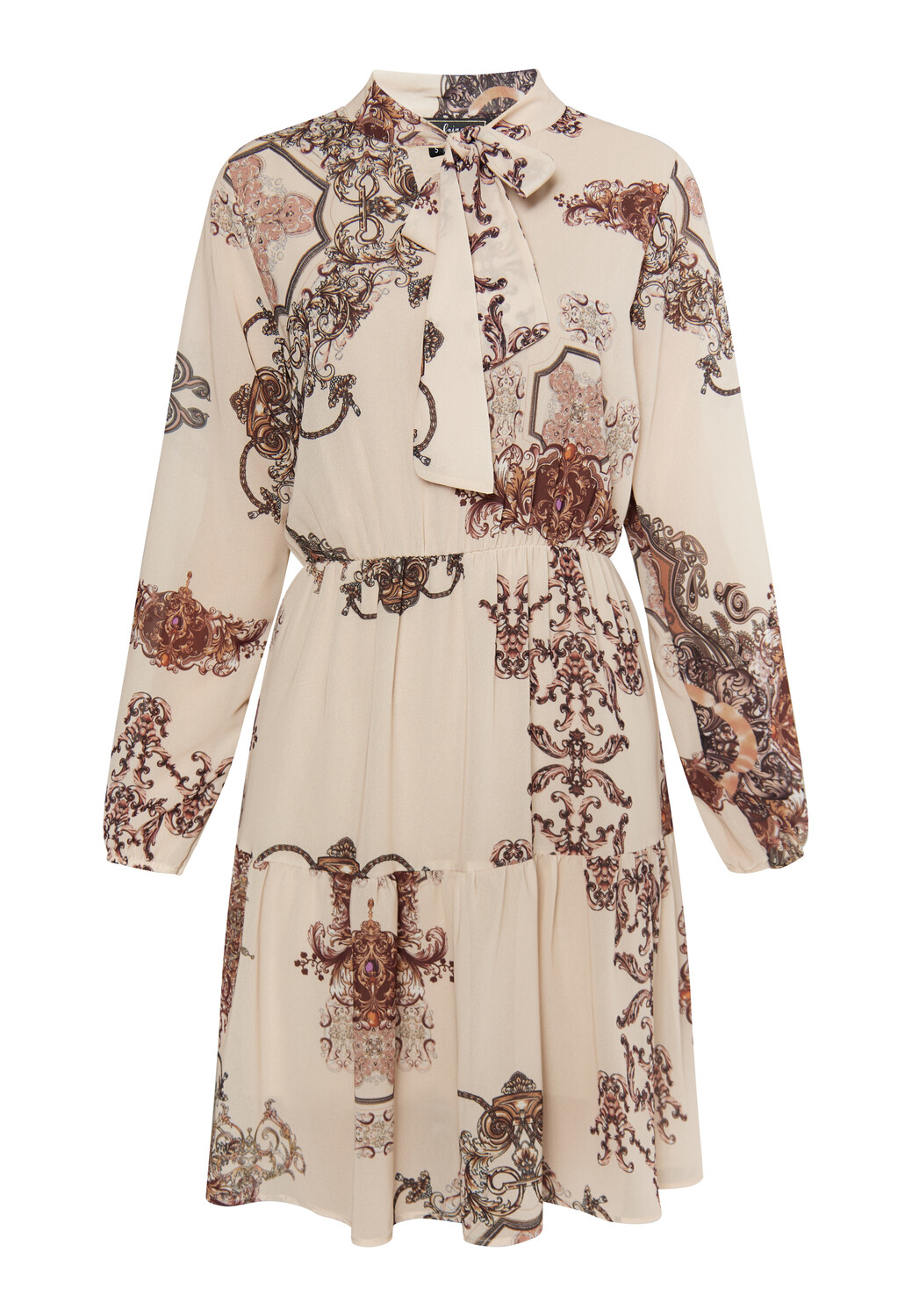 

Платье faina Mit Barockprint, цвет Wollweiss Rot Mehrfarbig