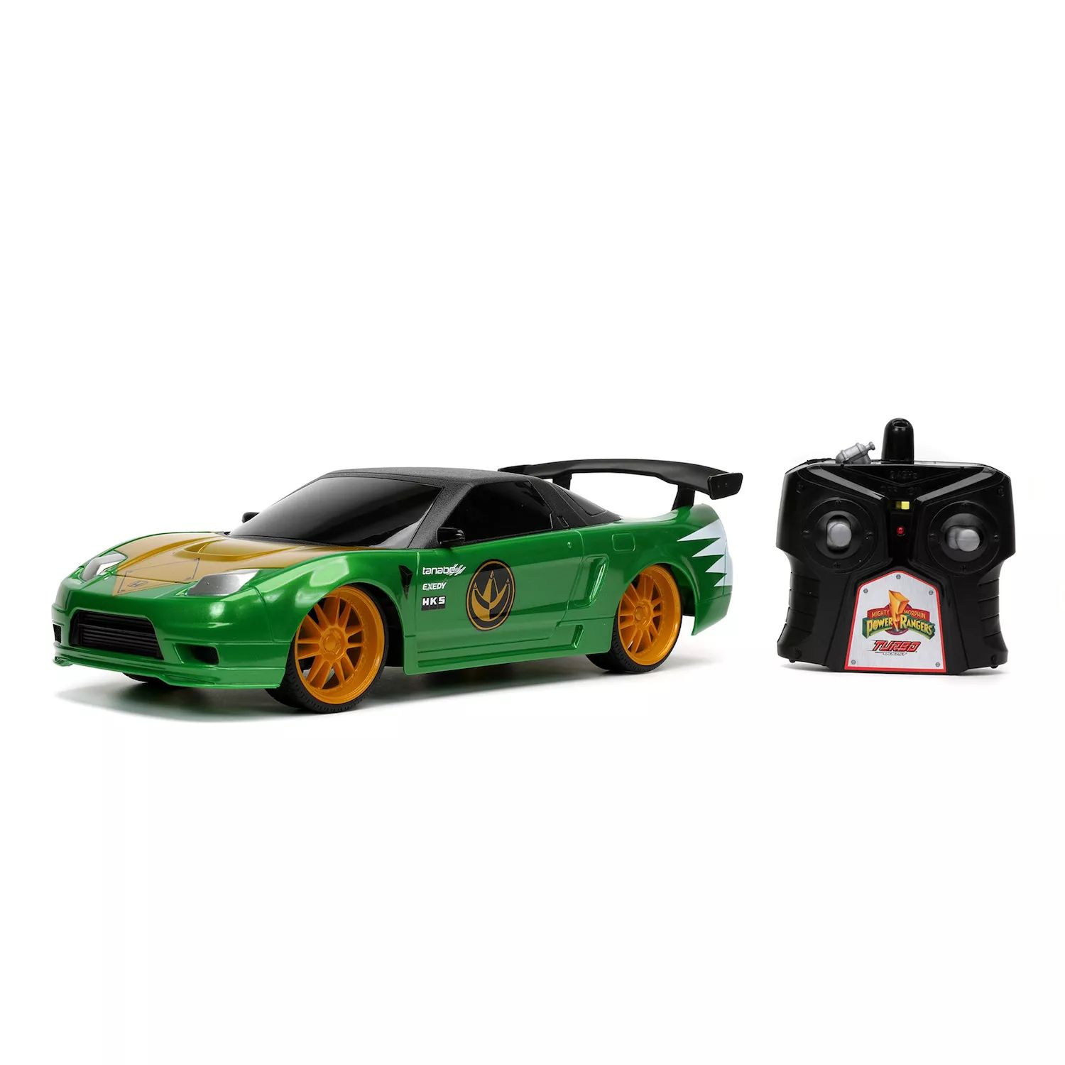 

Jada Toys Hollywood Rides 1:16 Радиоуправляемая игрушка-автомобиль Power Rangers Green Ranger Jada Toys