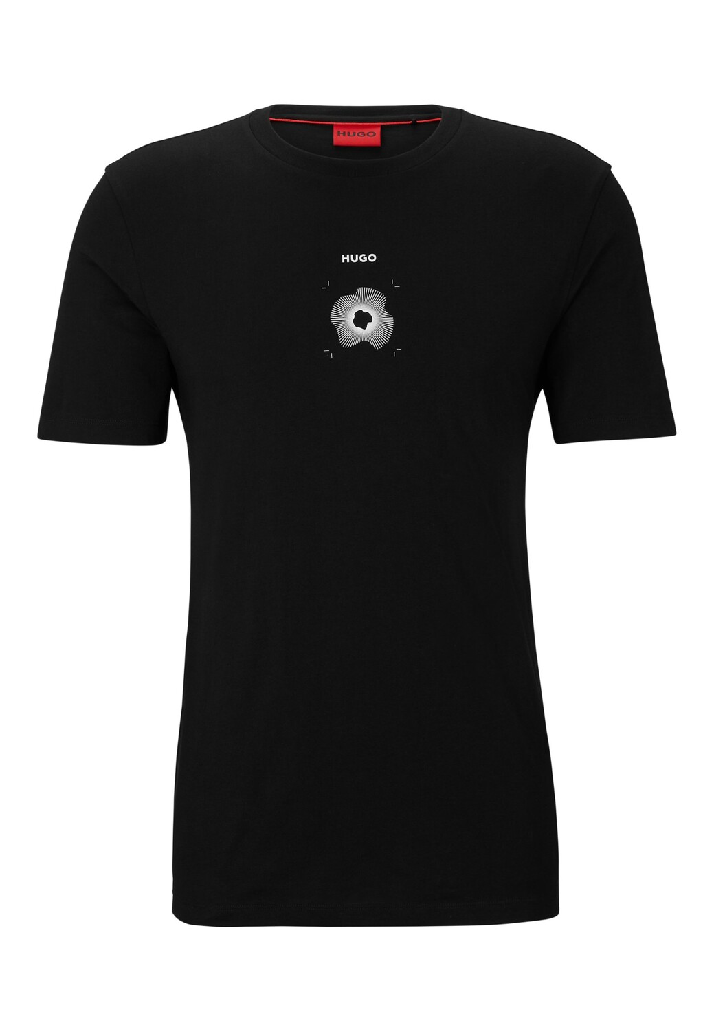 

Футболка HUGO DIGRAM Regular Fit, черный