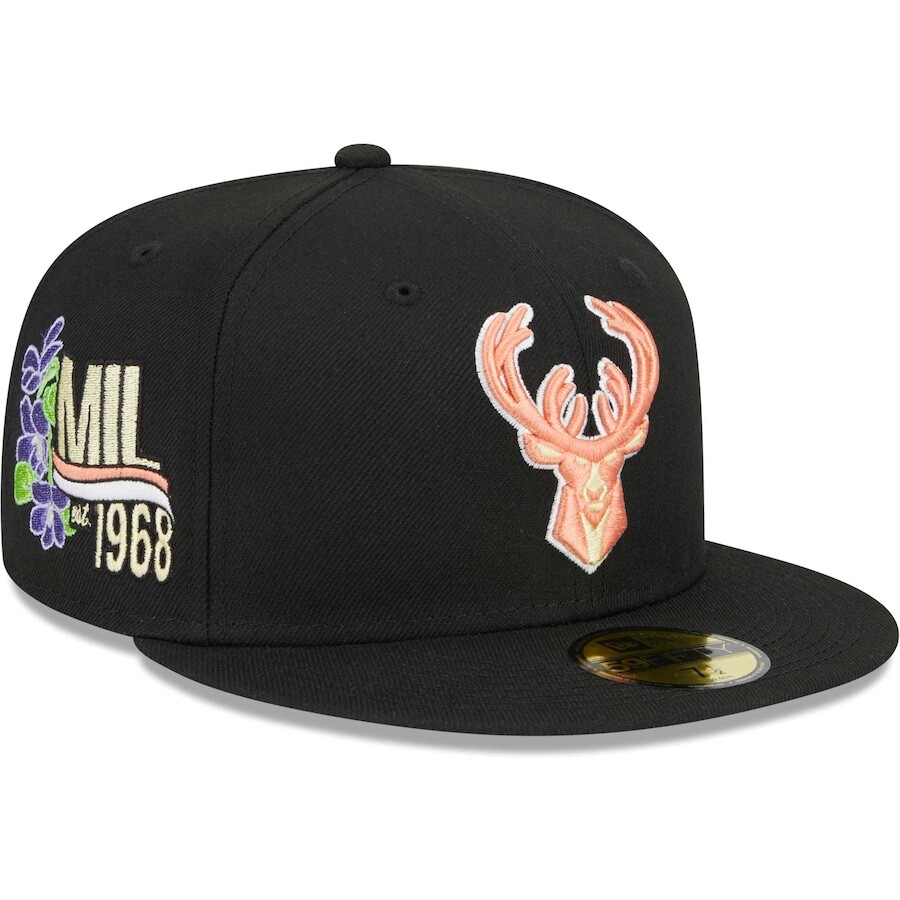 

Бейсболка New Era Milwaukee Bucks, черный