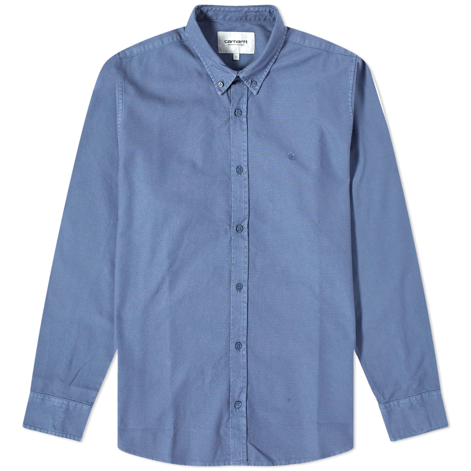 Рубашка Carhartt Wip Bolton, цвет Hudson Blue рубашка bolton carhartt wip цвет black garment dyed
