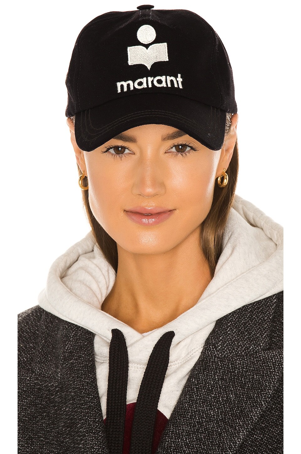 

Кепка Isabel Marant Tyron, цвет Black & Ecru