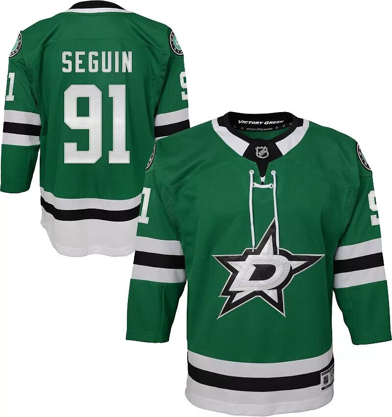 

Молодёжная домашняя майка Nhl Даллас Старз Тайлер Сеген № 91 Premier
